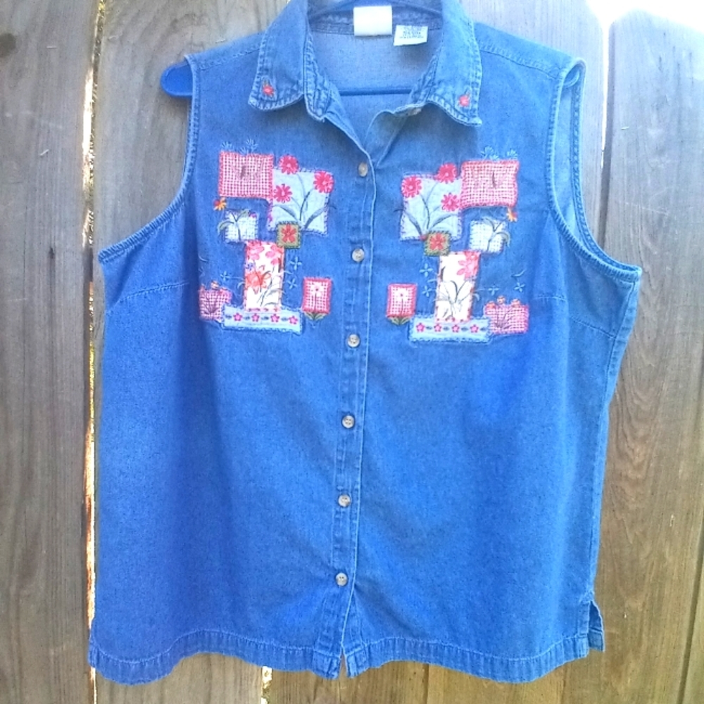 Bobbie Brooks Vintage Sleeveless Top 18W/20W